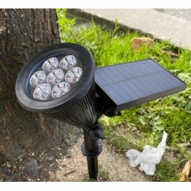 Güneş Enerjili Solar Bahçe Aydınlatma 7 Watt LED Lamba Güneş Panelli