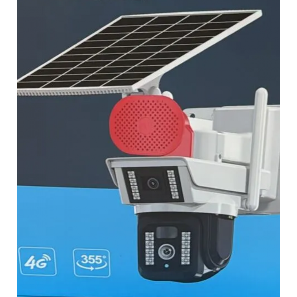 En Yeni Model O-kam 3940 Solar Sim Kartlı Güvenlik Kamerası Güneş Enerjili 4G Dual Lens Kamera En Ucuz Toptan